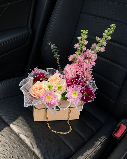 Luxury Blumenhandtasche