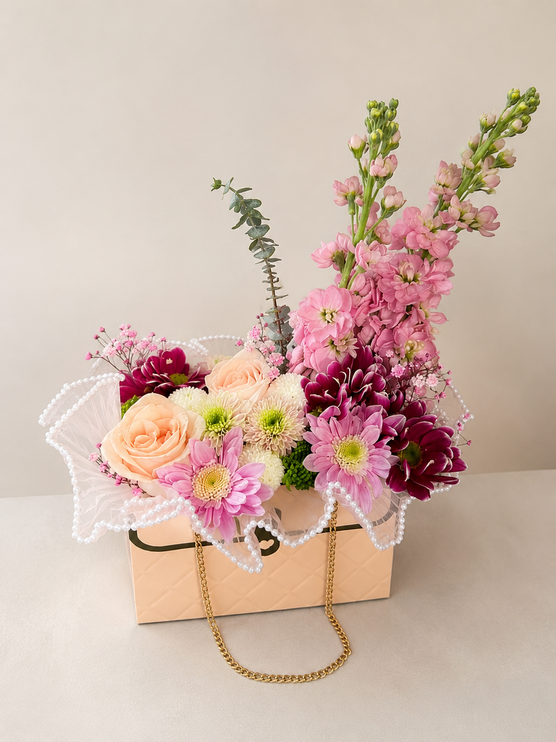 Luxury Blumenhandtasche